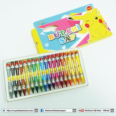 Bút chì sáp Pokémon