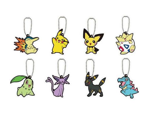 Móc khóa Pokémon cao su 5