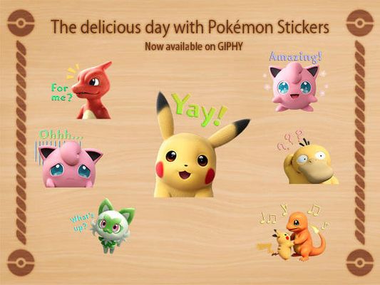 Sticker "The delicious day with Pokémon" hiện đã có trên GIPHY!