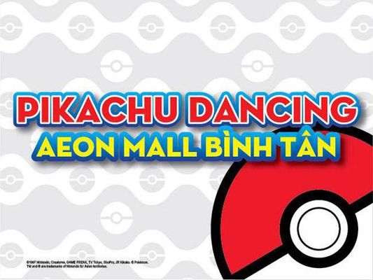 Binh đoàn Pikachu xuất hiện tại AEON Mall Bình Tân - 2016