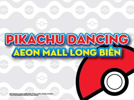 Binh đoàn Pikachu cực dễ thương xuất hiện tại Aeon Mall Bình Tân